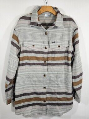 Columbia Calico Basin Shirt Jacket Size M